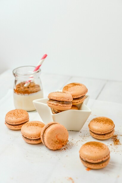 Présentation des macarons
