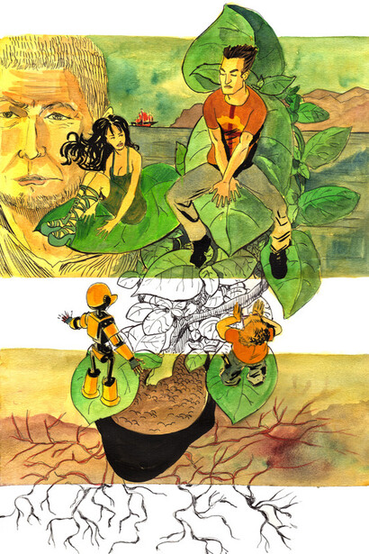 Niccolò Pizzorno, Il Mugugnoso, tratto da Mammoy - di Catorchio, Cletus e altre avventure di Patrizia Boi (Casa Editrice dei Merangoli)