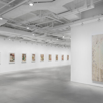 Mark Bradford, Exotica, exhibition view. Courtesy of Hauser & Wirth