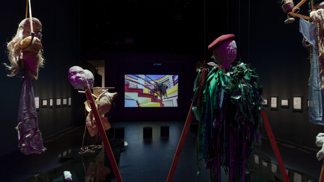 Naufus Ramírez-Figueroa, Lugar de consuelo (Place of solace), exhibition view. Courtesy of MoMA