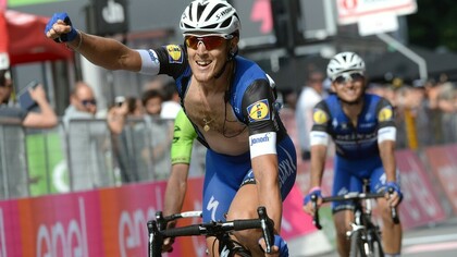 Matteo Trentin vincitore della 18ma tappa del Giro d'Italia
