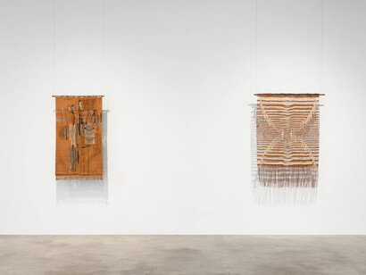Lee ShinJa, Weaving the dawn, exhibition view. Courtesy of Tina Kim Gallery