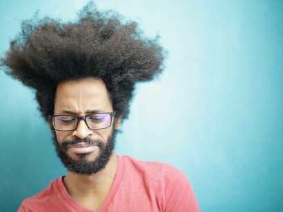 A man in the middle of an imposter syndrome crisis 