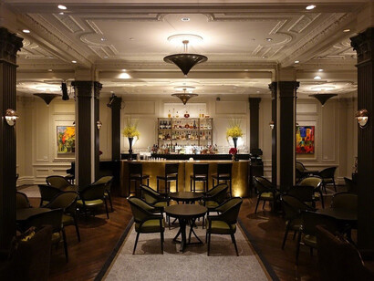 Bill Scott at The Pierre. Courtesy of Hollis Taggart