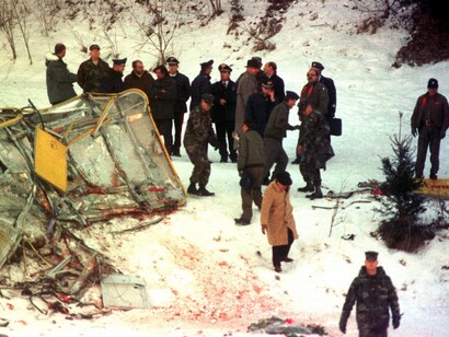 I soccorsi sul luogo della tragedia
