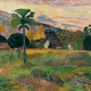Paul Gauguin
Haere Mai, 1891
Oil on burlap
73 x 92 cm
Solomon R. Guggenheim Museum, New York
Thannhauser Collection, Gift, Justin K. Thannhauser 78.2514.16
Photo: © Solomon R. Guggenheim Foundation, New York (SRGF)

