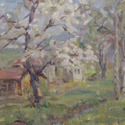 Elena Karamihaylova, Landscape (detail). Courtesy of the National Gallery