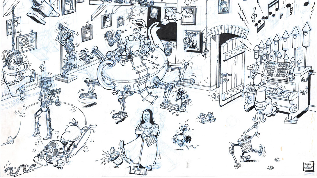 Joyeux anniversaire, Léonard! Courtesy of Huberty & Breyne Gallery