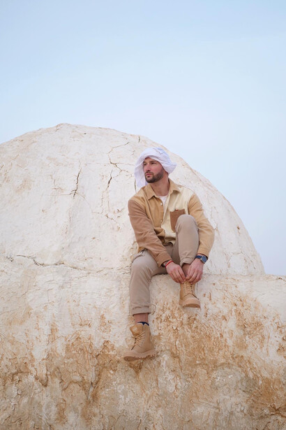 Anthony Verlaine during a conversation about fashion, adventure, sustainability, and the role of aesthetics in everyday lif