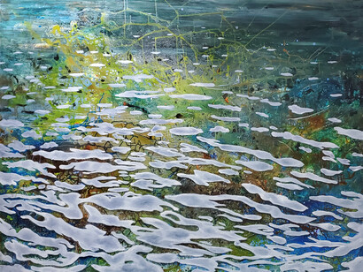 Heather Stivison, Coastal surface. Courtesy of Pleiades Gallery