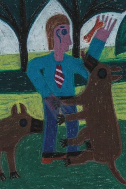 Eddie Arning. Courtesy of Ricco/Maresca Gallery