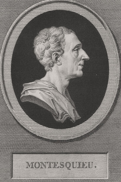 Retrato de Charles Louis de Secondat, señor de la Brède y barón de Montesquieu