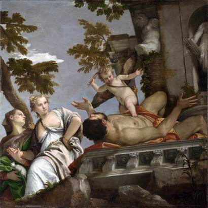 Paolo Veronese, pintor renacentista italiano afincado en Venecia, (1528 - 1588), Italia. — Renunciamos a la eternidad y hacemos espacio a los hijos. Renunciamos a la omnipresencia y hacemos espacio a los vecinos. Pero hay algo más, si esto sucede, se hace espacio, si se presta oído, entonces no puedo perseverar con mis fronteras originales