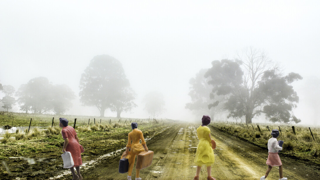 Tiffany Shlain, Roe V. Wade, 2022. Courtesy of Nancy Hoffman Gallery