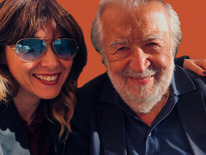 Emanuela Morozzi mit Pupi Avati