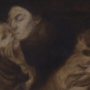 Eugène Carrière, Motherhood (detail), ca. 1891. Courtesy of National Gallery