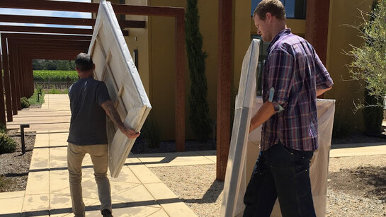 Exhibition preparation 