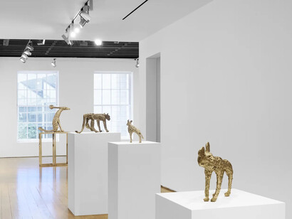 Lin May Saeed, exhibition view. Courtesy of Anton Kern Gallery