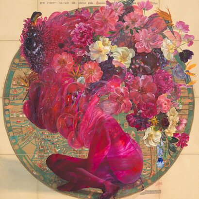 Firelei Báez, Anacaona (destroy the beauty that has injured me), 2024. Courtesy of Hauser & Wirth