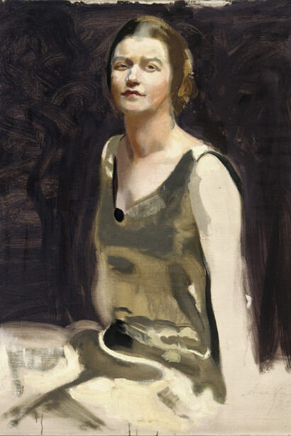 Antti Favén: Harjoitelma naisen muotokuvaa varten (tohtorinna Edith von Bonsdorff), 1922. Kansallisgalleria / Ateneumin taidemuseo, kok. Ahlström. Kuva: Kansallisgalleria / Kirsi Halkola