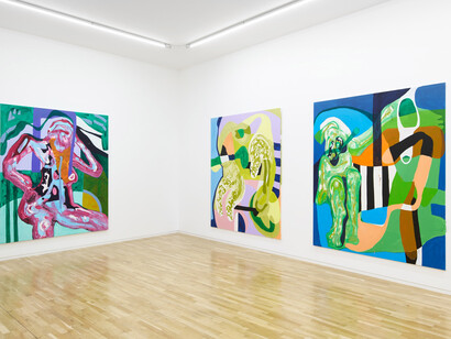 Jana Schröder, Minimum-intensity projection, ausstellungsansicht. Mit freundlicher genehmigung von Jahn und Jahn