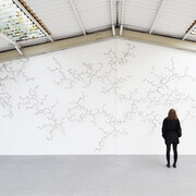 Loris Cecchini, Exhibition view. Courtesy of Galleria Continua