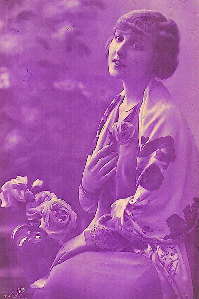 Fotografía con virado violeta