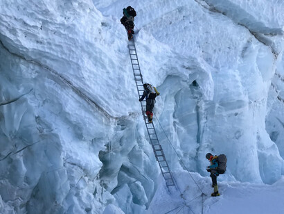 Scalata verso l'Everest