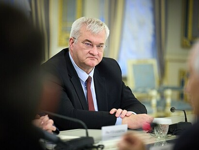 President Volodymyr Zelenskyy met with Josep Borrell, the EU High Representative for Foreign Affairs and Security Policy, marking Borrell's fifth visit to Ukraine since the onset of Russia's full-scale invasion in 2024