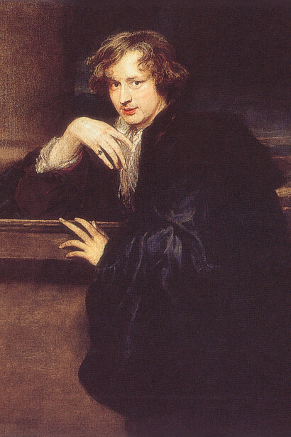 Nach Van-Dyck, Anthony - Porträt des Künstlers, 1750-1825, Öl auf Leinwand, 57,2 x 49,5 cm. National Gallery, London