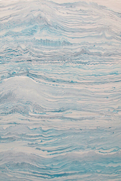 François Fries, Que vois-tu du Mont Fuji ?, 2014, acrylique sur toile, 146 x 114 cm