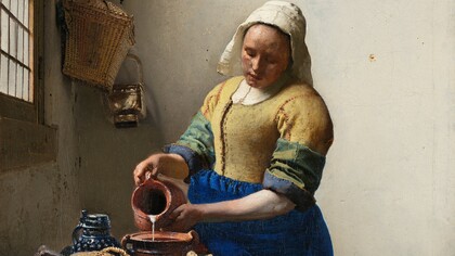 Johannes Vermeer, "La lattaia", 1658-1660 circa, olio su tela, Rijksmuseum, Amsterdam