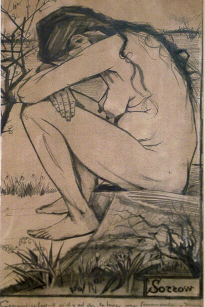 Vincent van Gogh (1853-1890), Sorrow, 1882, The Garman Ryan Collection, The New Art Gallery Walsall