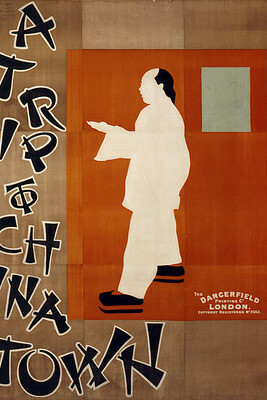 Plakat für das Theaterstück "A Trip to China Town", Beggarstaffs (William Nicholson und James Pryde, Künstlergruppe 1894-1898) 1895 London Farblithografie 294,5 x 223,5 cm