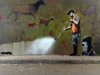 Banksy. Limpeza das ruas
