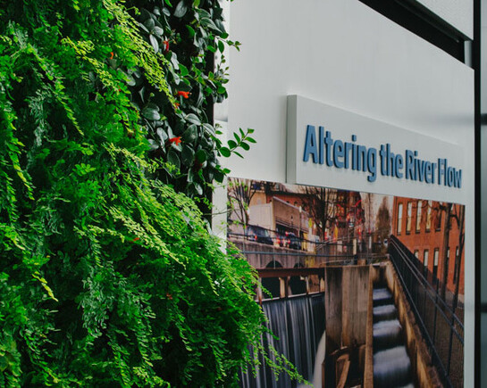 Yawkey Gallery on the Charles River. Courtesy of Museum of Science