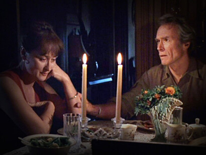 Clint Eastwood y Meryl Streep en el film 'Los puentes de Madison' (1995)