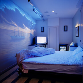 Nadav Kander, Love Hotel (Carib I), Tokyo, 2005, Chromogenic color print, 30 x 40 in, Edition of 5, Copyright Nadav Kander, Courtesy Flowers Gallery, London / New York