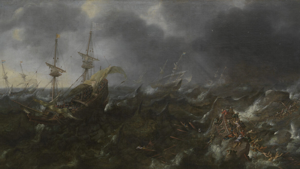 Andries van Eertvelt, The nattle of Lepanto, 1623. Courtesy of Museum of Fine Arts Ghent