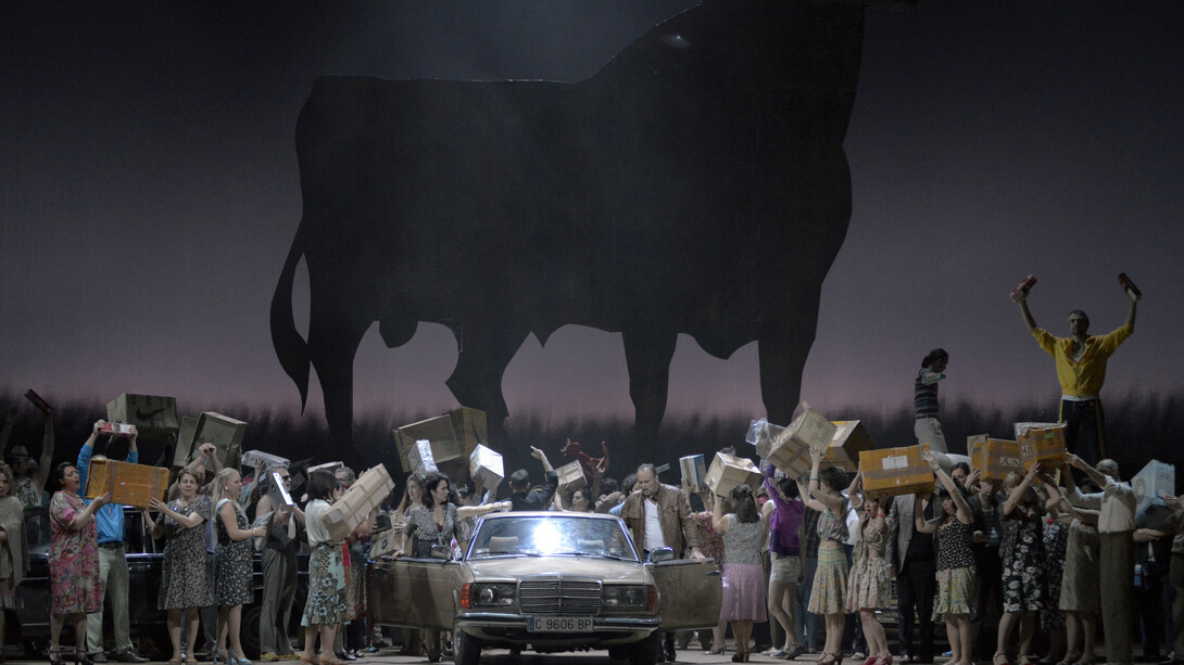 Carmen, veduta della performance. Cortesia del Teatro La Fenice