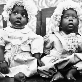 Keita, 2 babies. © Seydou Keita | Courtesy Gallery FIFTY 