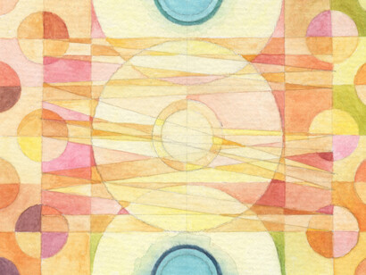 Transition 5, watercolour, 16 x 12 cm, Mark Weighton, 2020
