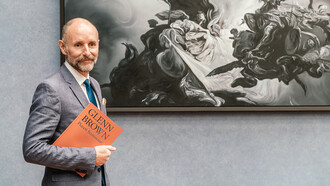 Portrait of Glenn Brown © Glenn Brown. Foto di Lorenzo Valloriani / MUS.E
