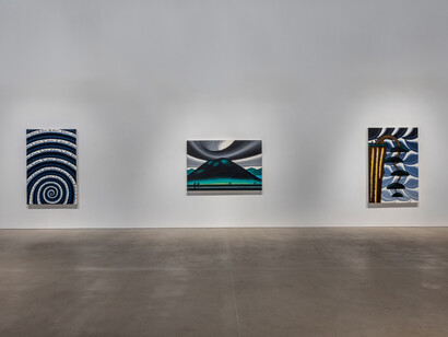 Roger Brown, Weathervane, exhibition view. Courtesy of Gray Gallery