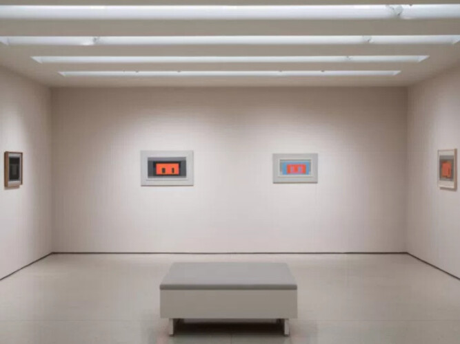 Josef Albers in Mexico, Exhibition view. Courtesy of Guggenheim Museum
 