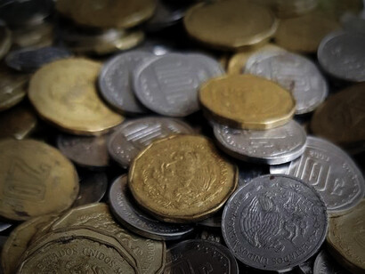 Monedas de centavos mexicanos