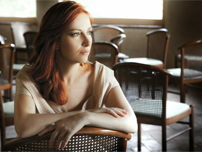 La cantante e compositrice Michela Lombardi