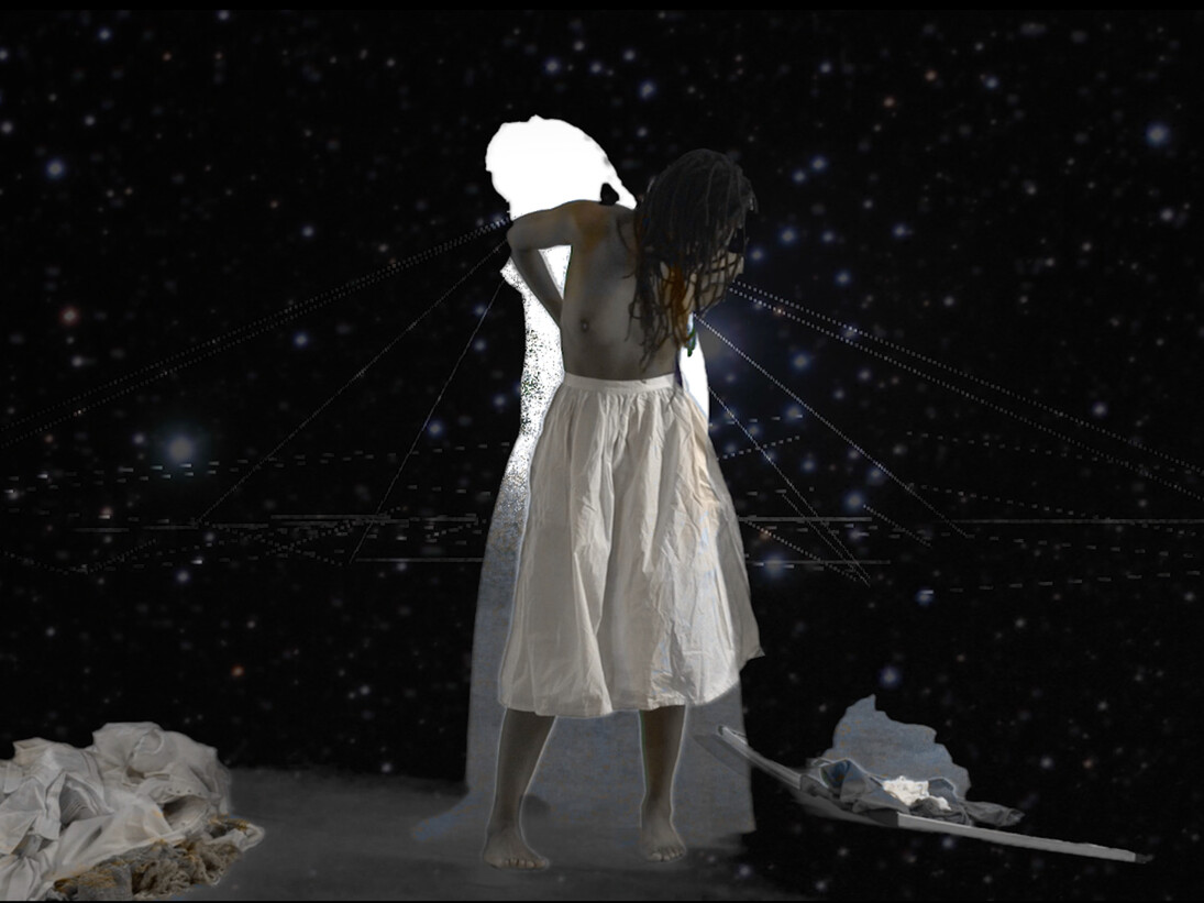 Kitso Lynn Lelliott, I was her and she was me and …video still). 3. Courtesy of Tiwani Contemporary