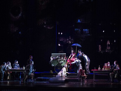 Una scena de La Bohème nel nuovo allestimento di Cristina Mazzavillani Muti