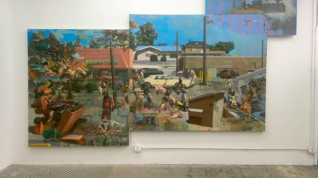 Robert McCann. Bell, Eagle & Anchor, Exhibition view. Courtesy of Amos Eno Gallery